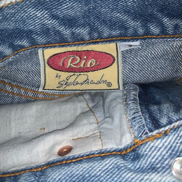 Vintage Rio High Waist Jean Shorts sz 3 NWT - Picture 7 of 8